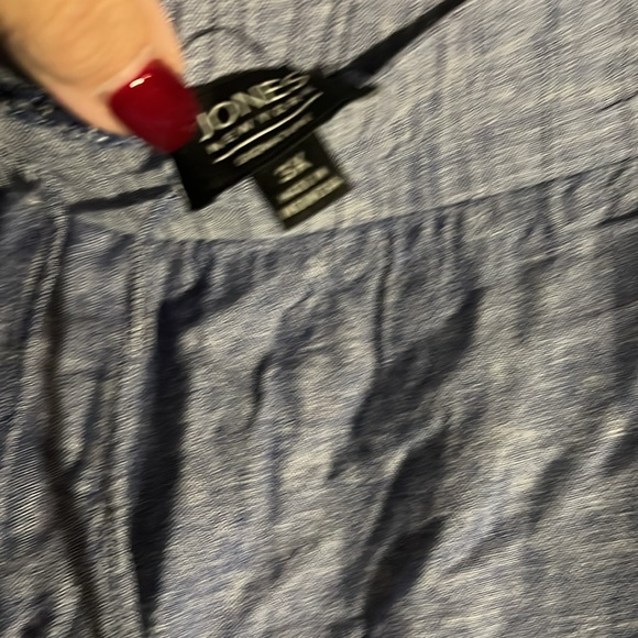Jones New York Signsture pull on linen like wide leg pants size 3X - Picture 3 of 4